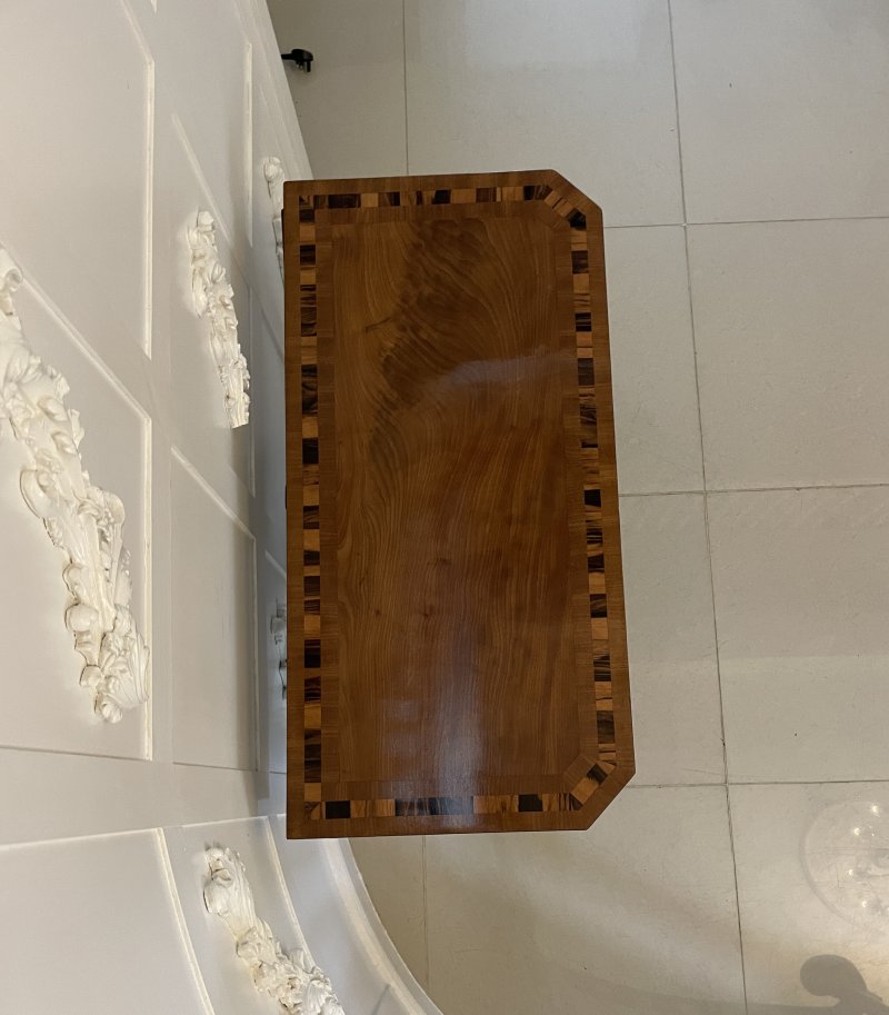 Outstanding Quality Antique Regency Mahogany Card/Console Table - Image 4